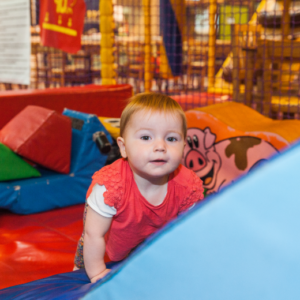 child in softplay